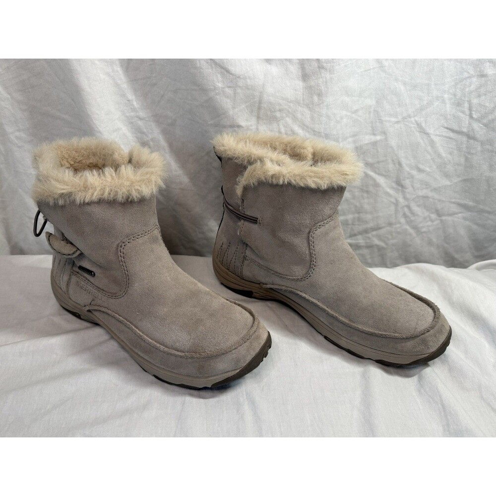 Merrell Approach Sage Pull-On Polar Waterproof Womens Winter Ankle Boots Size 9